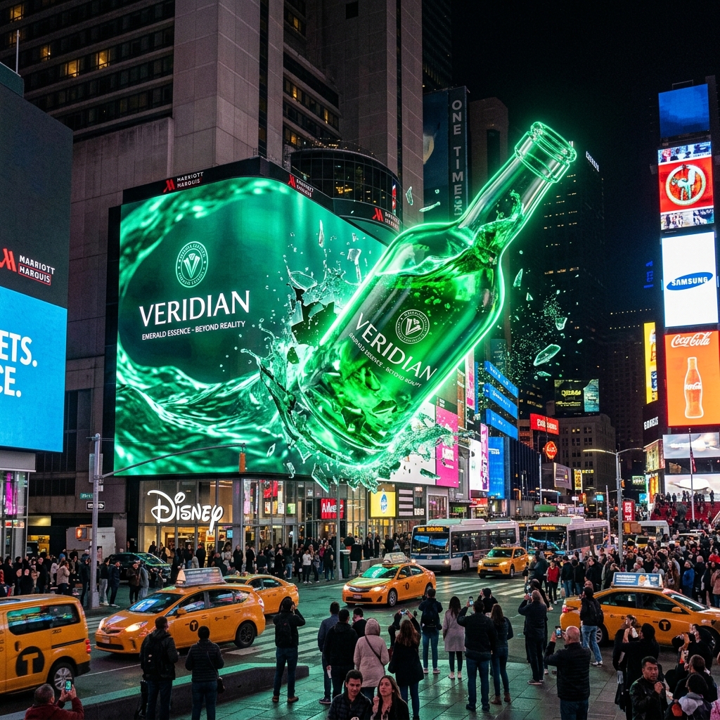 Contenido FOOH viral para marketing — billboard anamórfico